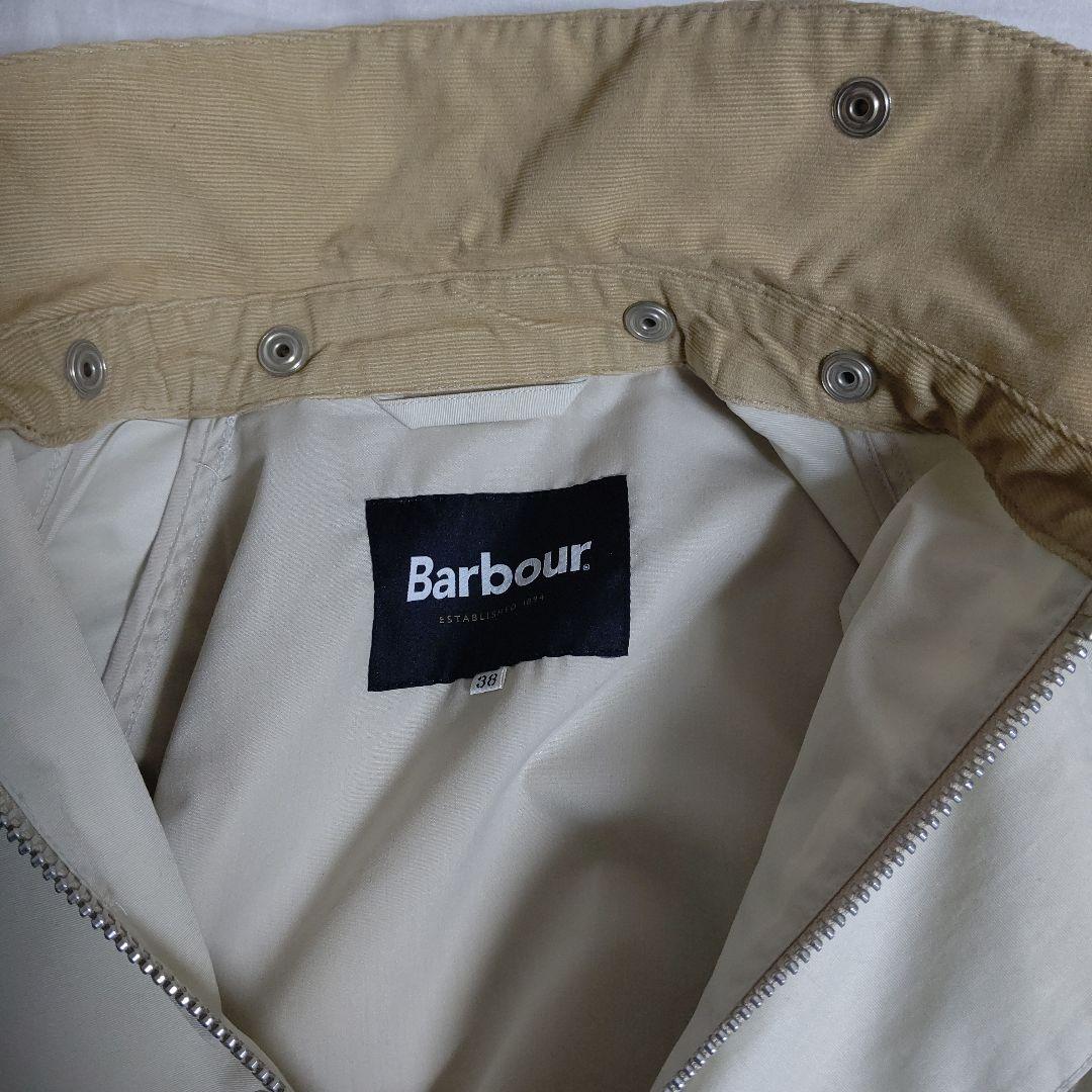 Barbour スプリングコート ホワイト ベージュ