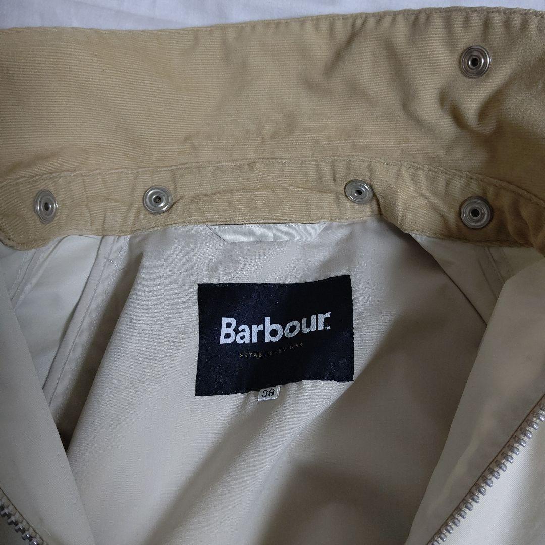 Barbour スプリングコート ホワイト ベージュ