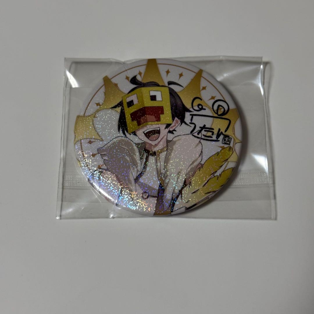 m*様 ニート部 VSクリエ組 こうたん サイン入り等身缶バッジ