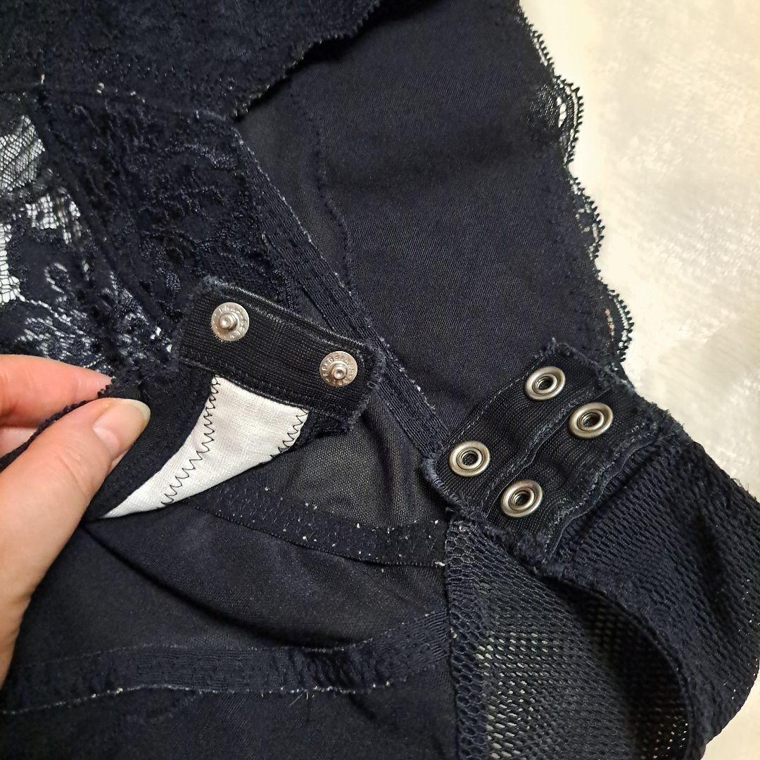 グラントイーワンズ ララドールGracy 袖なしボディスーツ ブラック 70M