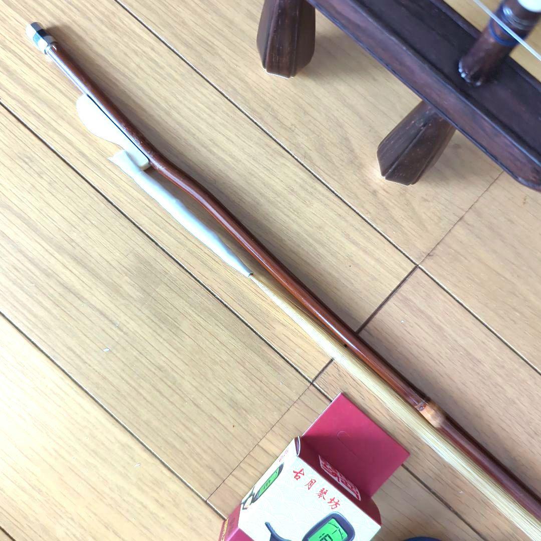 胡涵柔製作 明清老紅木 未使用 回紋頭二胡6