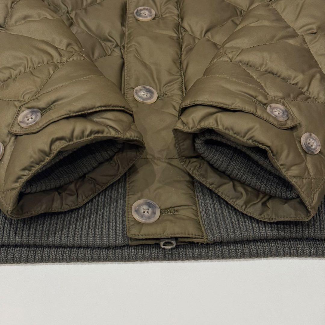 【極美品】ラルフローレン キルティングダウンジャケット ダウン90% オリーブ
