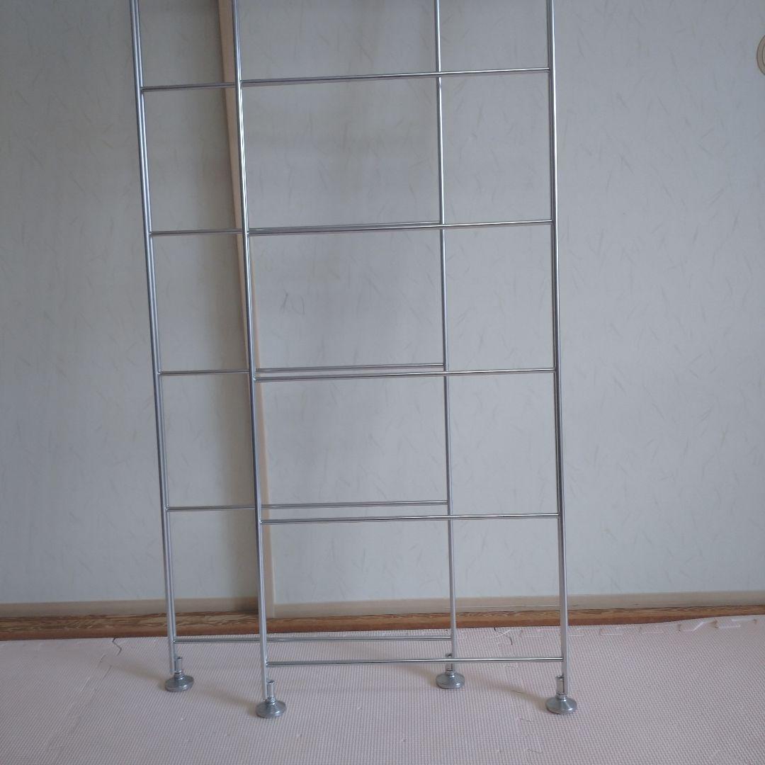 ステンレスユニットシェルフ　ステンレス追加用帆立　中　2つ