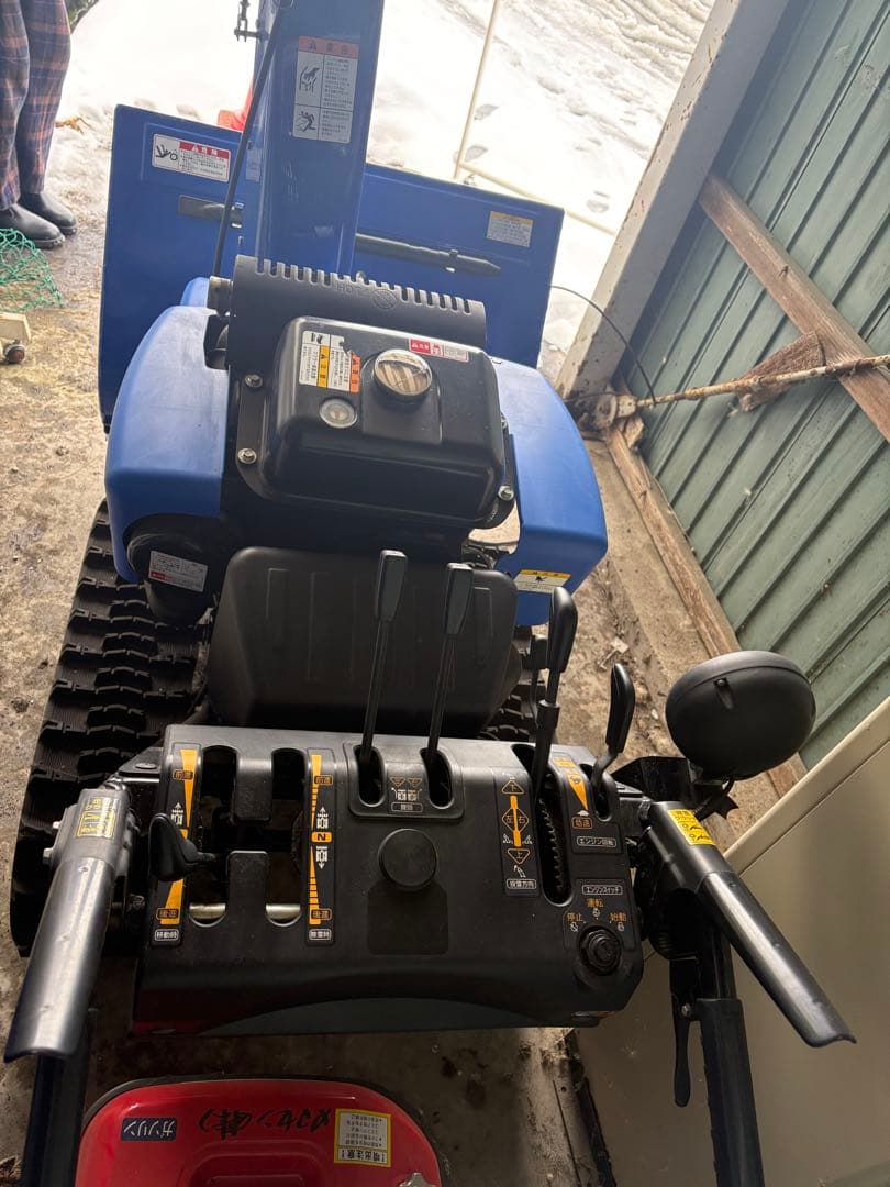 山形県天童市 引き取り限定 ヤマハ YAMAHA YT1380 除雪機 カバー付