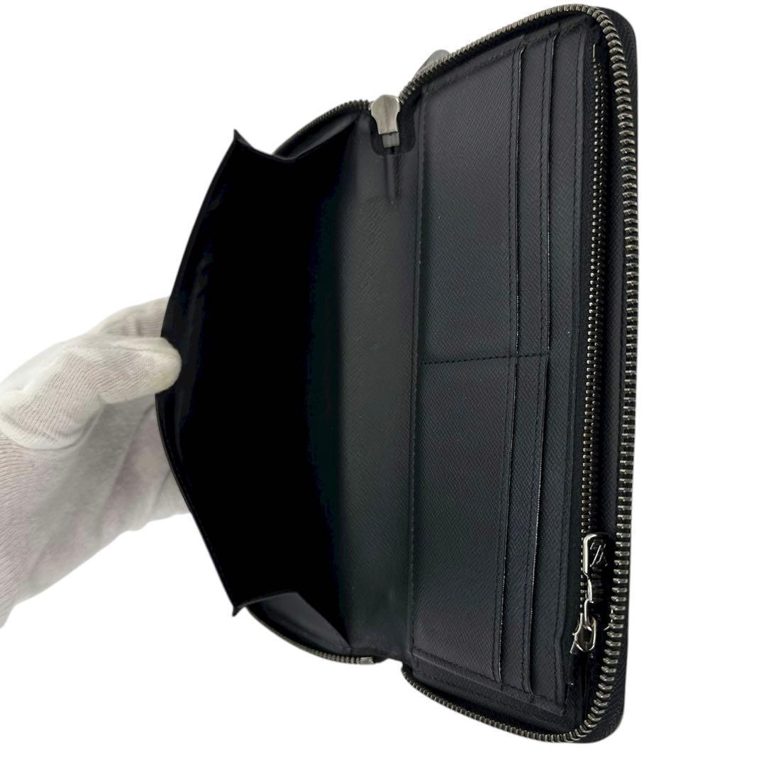 新型 IC　ルイヴィトン　エクリプス　ジッピーヴェルティカル　ブラック　財布