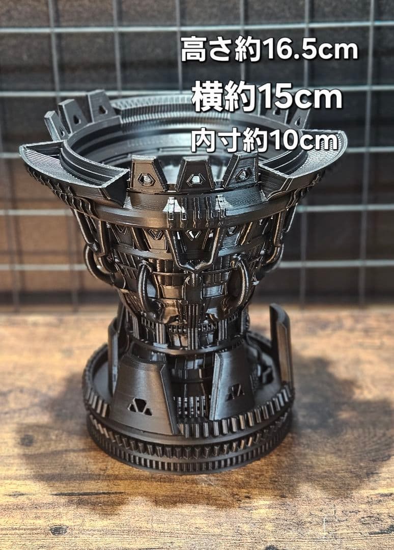 メカ鉢 3Dプリンター鉢 デザイン鉢 プランター 作家鉢