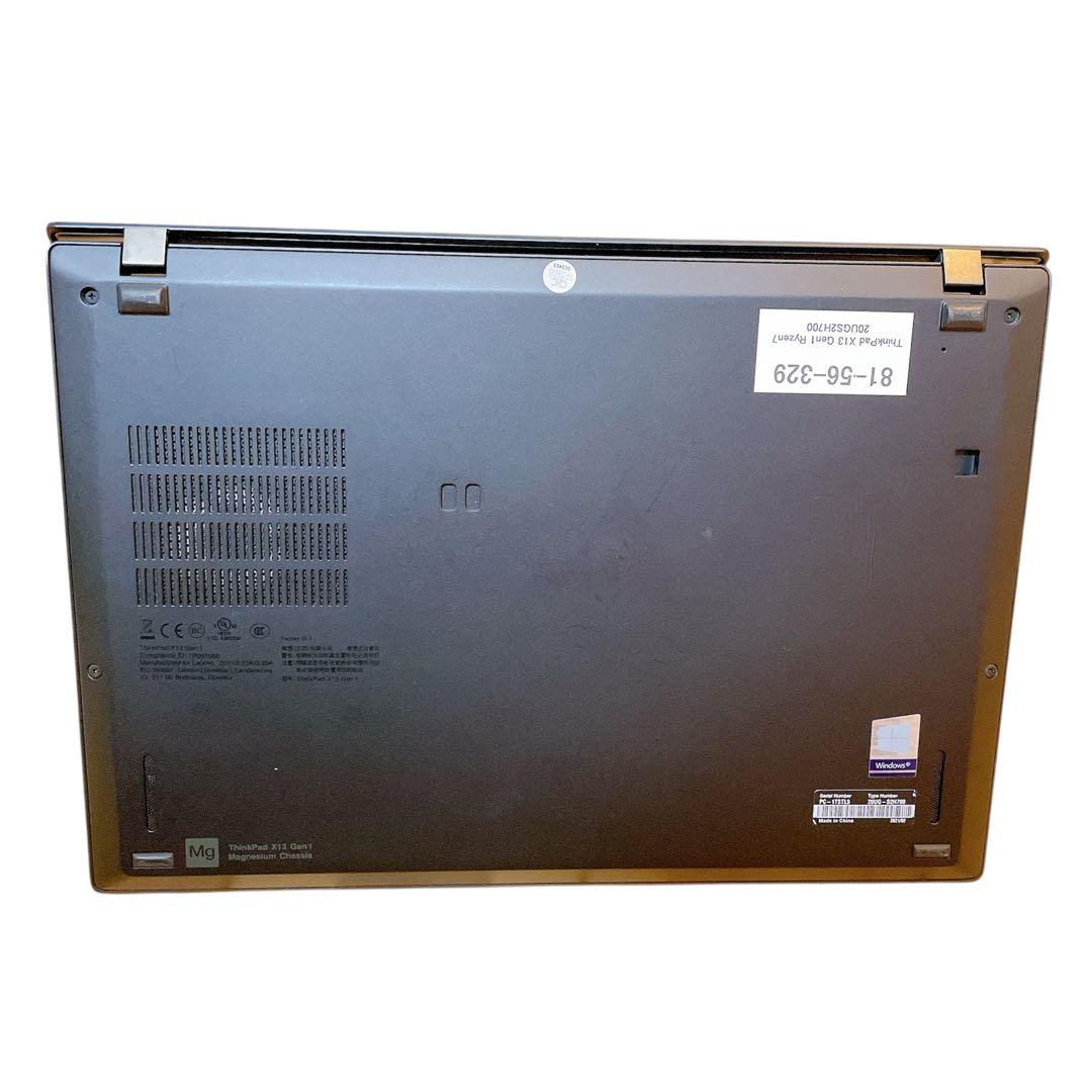ThinkPad X13 Gen1 Ryzen7 メモリ32GB SSD1TB
