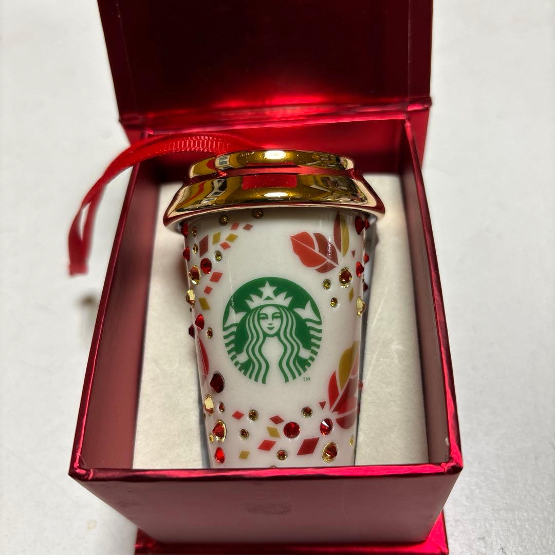 スターバックス　クリスマスオーナメント　スワロフスキー　海外限定