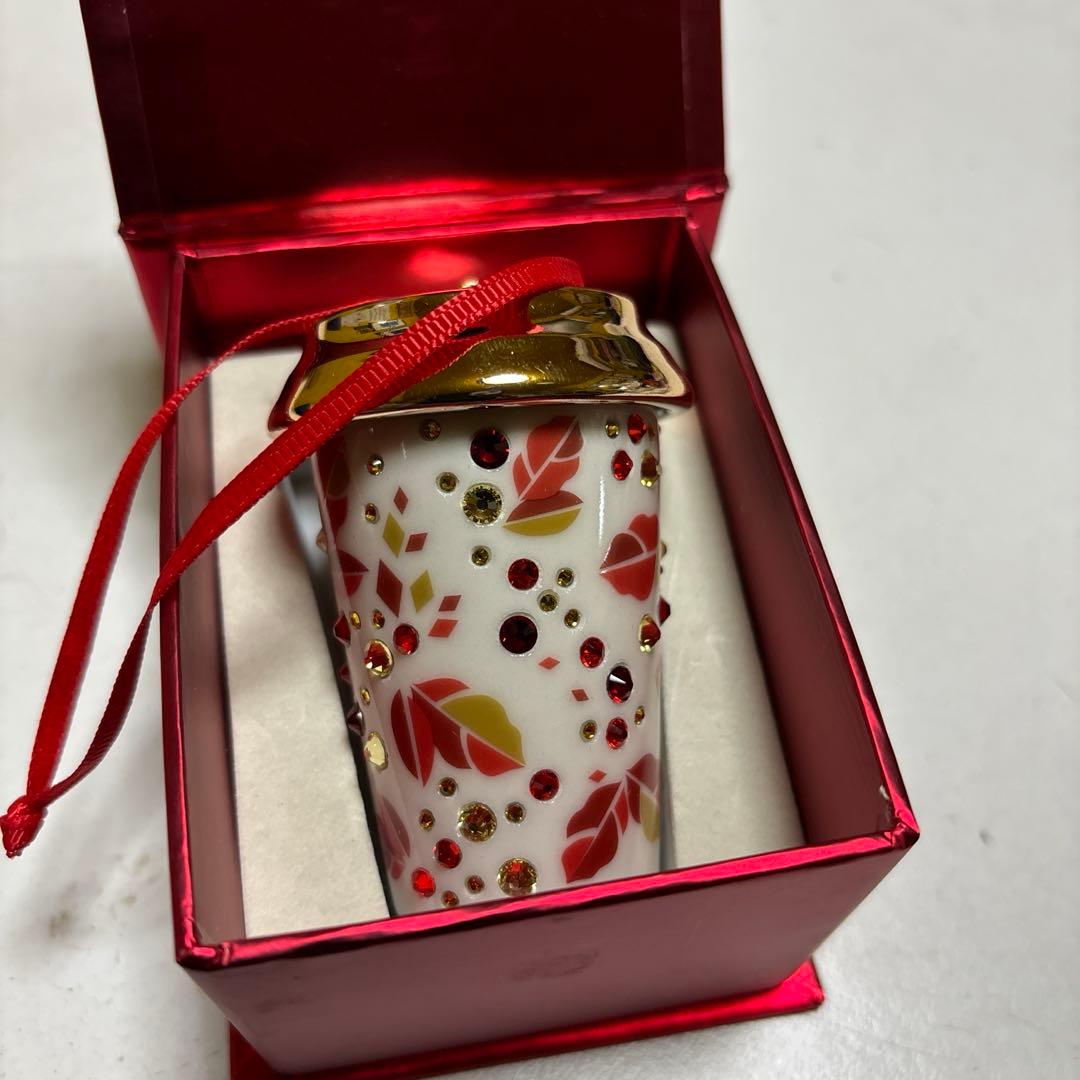 スターバックス　クリスマスオーナメント　スワロフスキー　海外限定