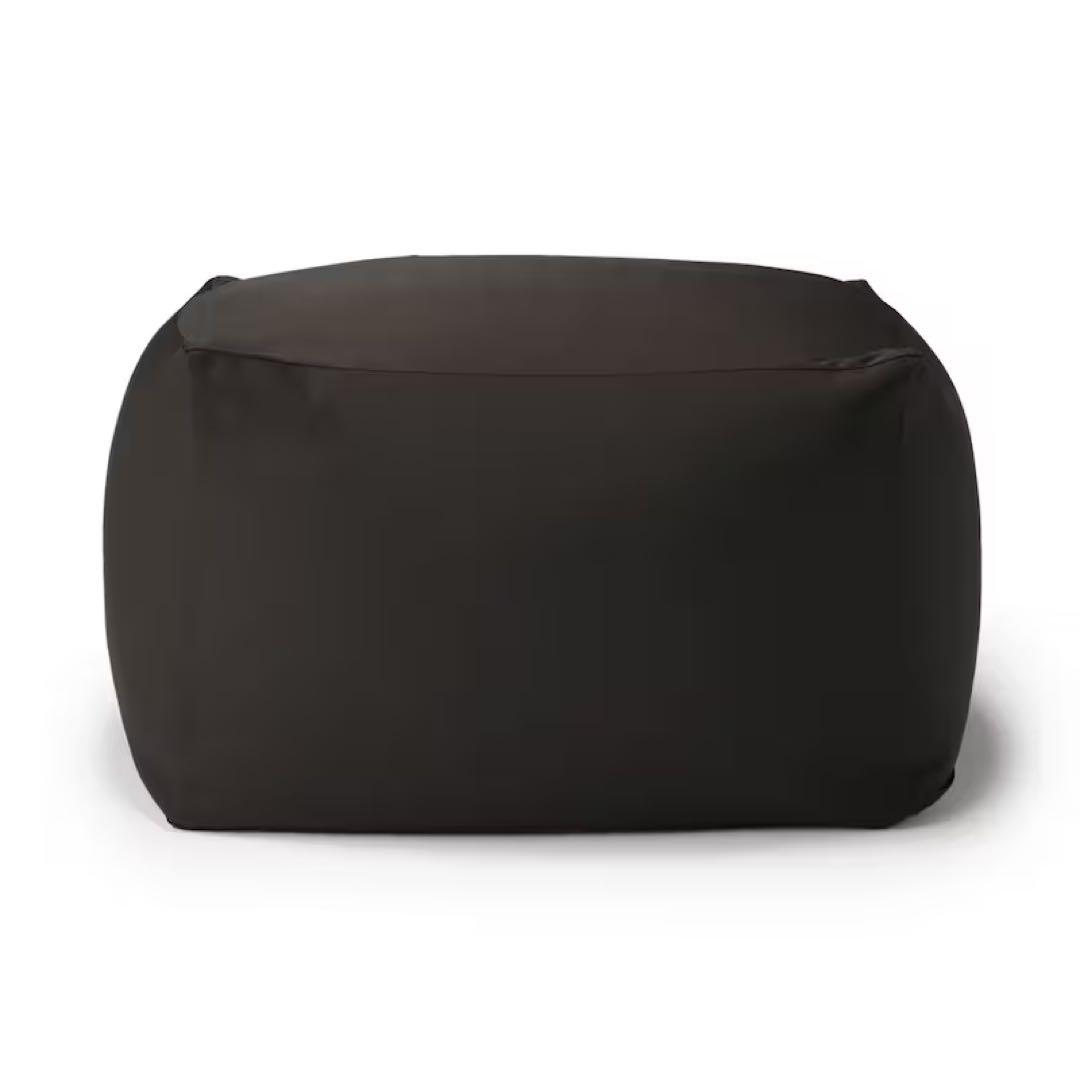 【美品】無印良品 人をダメにするソファ ビーズクッション大　カバー付