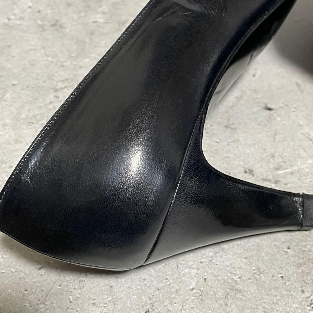 シャネル　CHANEL （35） レザーパンプス　ココマーク　フォーマル　黒