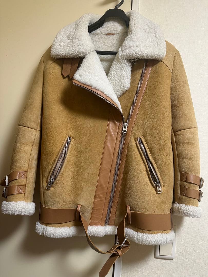 アクネストゥディオズ acne studios レザームートン ライダース