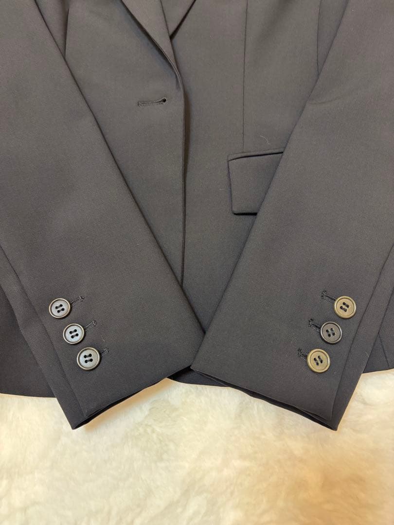 美品　セオリー theory ブラック セットアップ パンツスーツ サイズ2