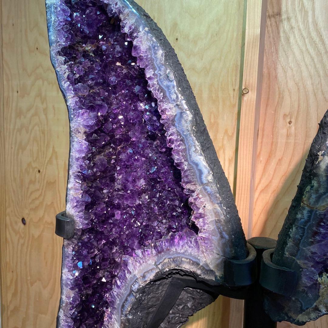 バタフライ型　アメジストペアドーム