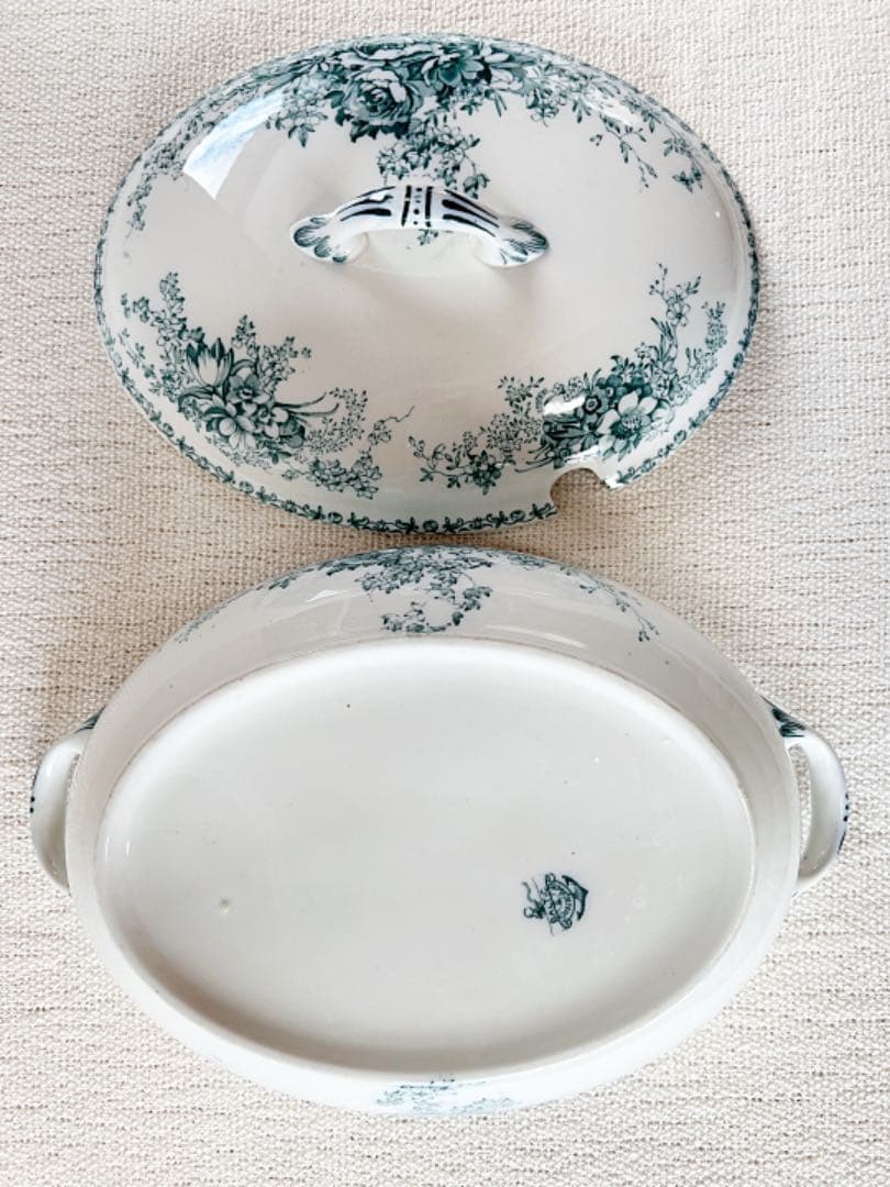gustavsberg＊BALTIC＊Antique Casserole・*