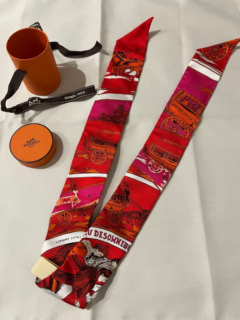 kakaka【未使用】HERMES エルメス ツイリー