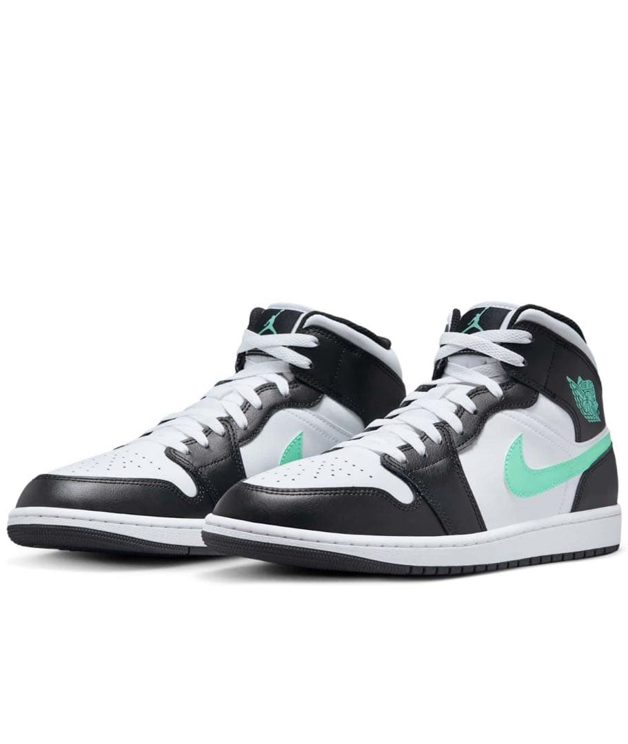Nike Air Jordan 1 Mid ホワイト/ブラック/ミント