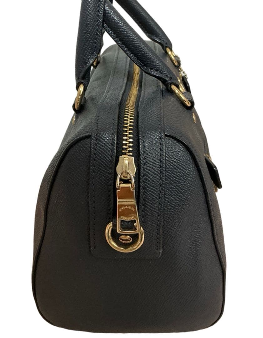 コーチ COACH ミニベネット 2wayブラック 上品でエレガントボストン