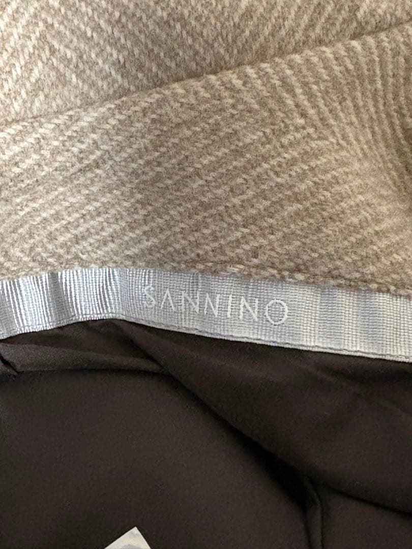 SANNINO サンニーノ撥水フランネルフィールドジャケット ロロピアーナ生地