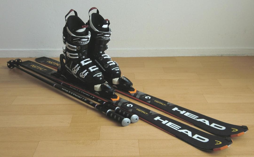 ■■1月限定■送料無料■HEAD■メンズスキーセット■板156靴26-26.5■
