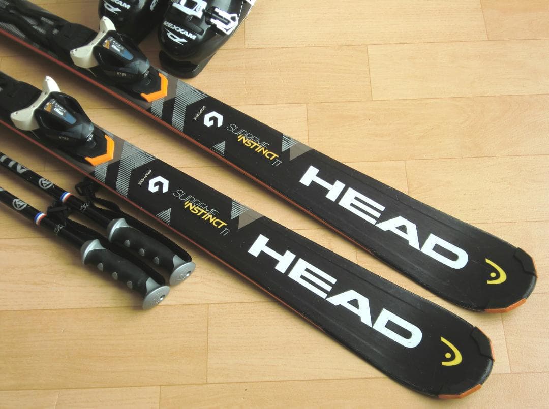 ■■1月限定■送料無料■HEAD■メンズスキーセット■板156靴26-26.5■