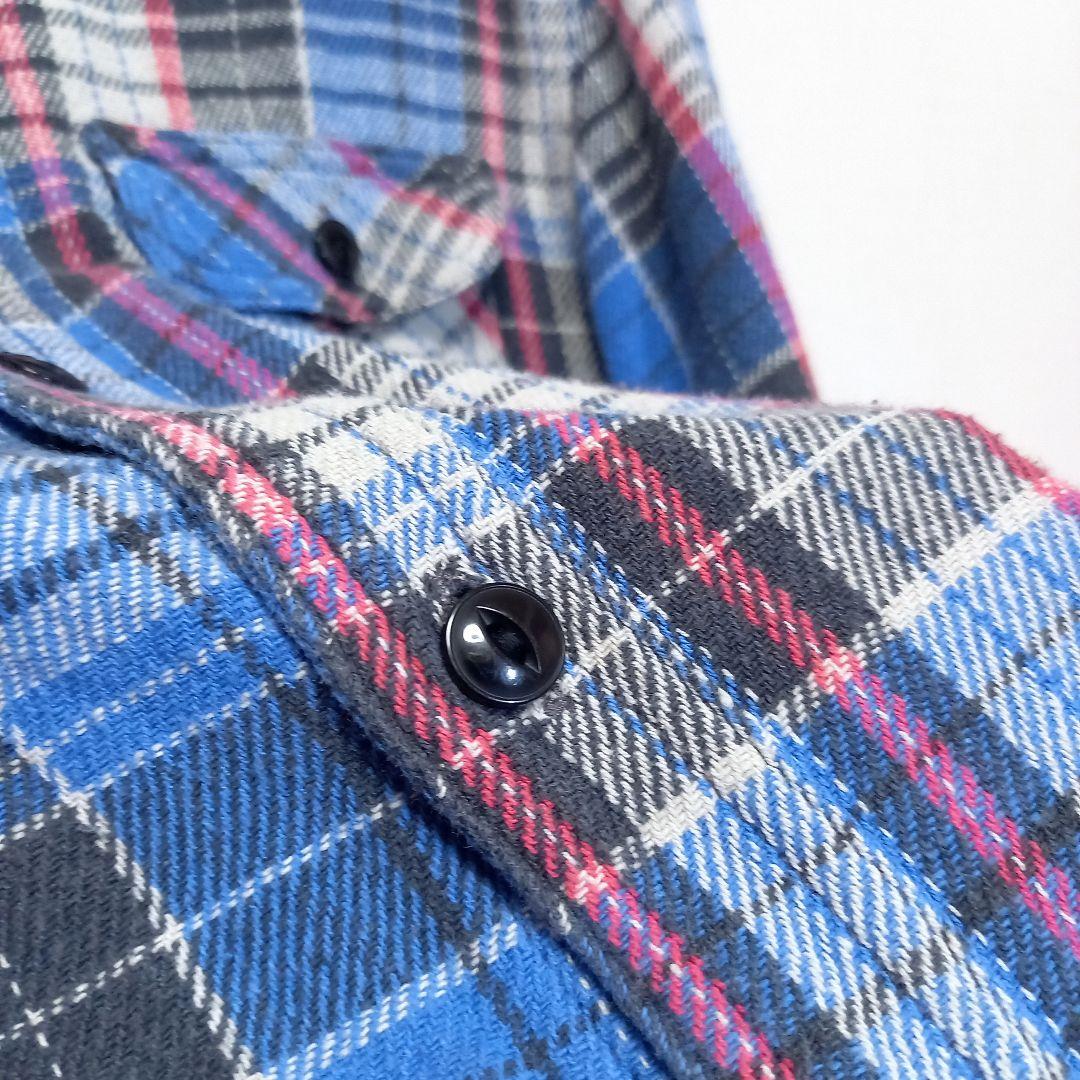 50s 復刻 USA製 FIVE BROTHER ヘビーネルシャツ マチネル L