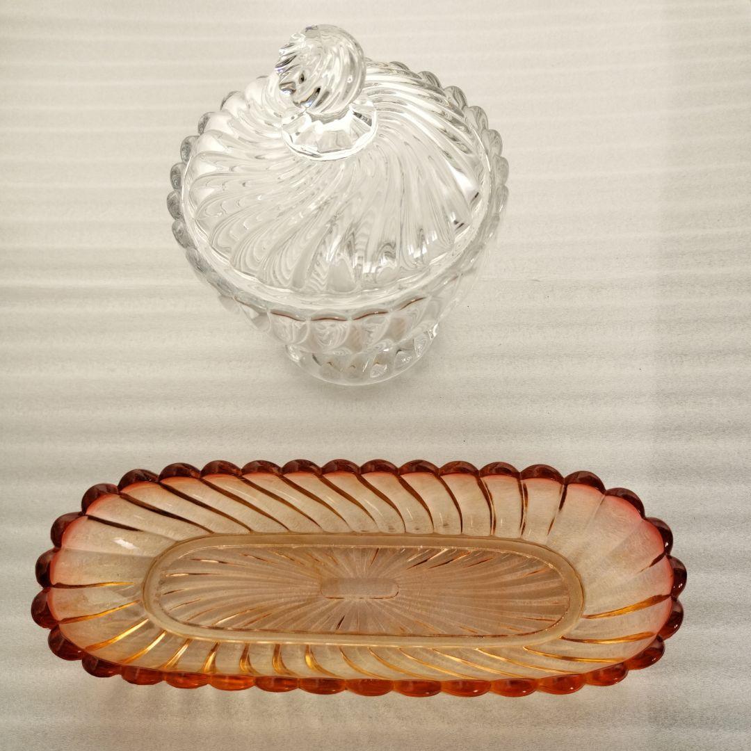 バカラ バンブー　ボンボニエール・トレイ　セット