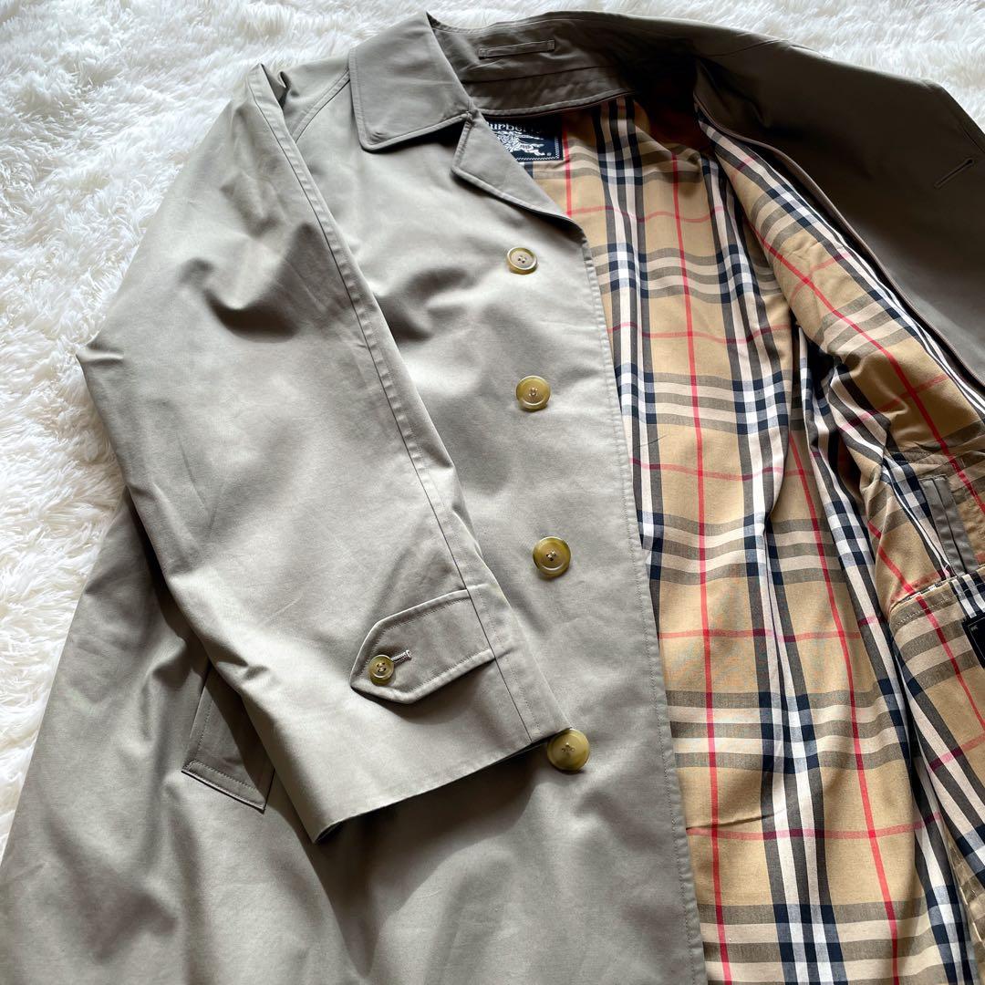 【美品】Burberry's メンズコート ウールライナー付　L C-TK83