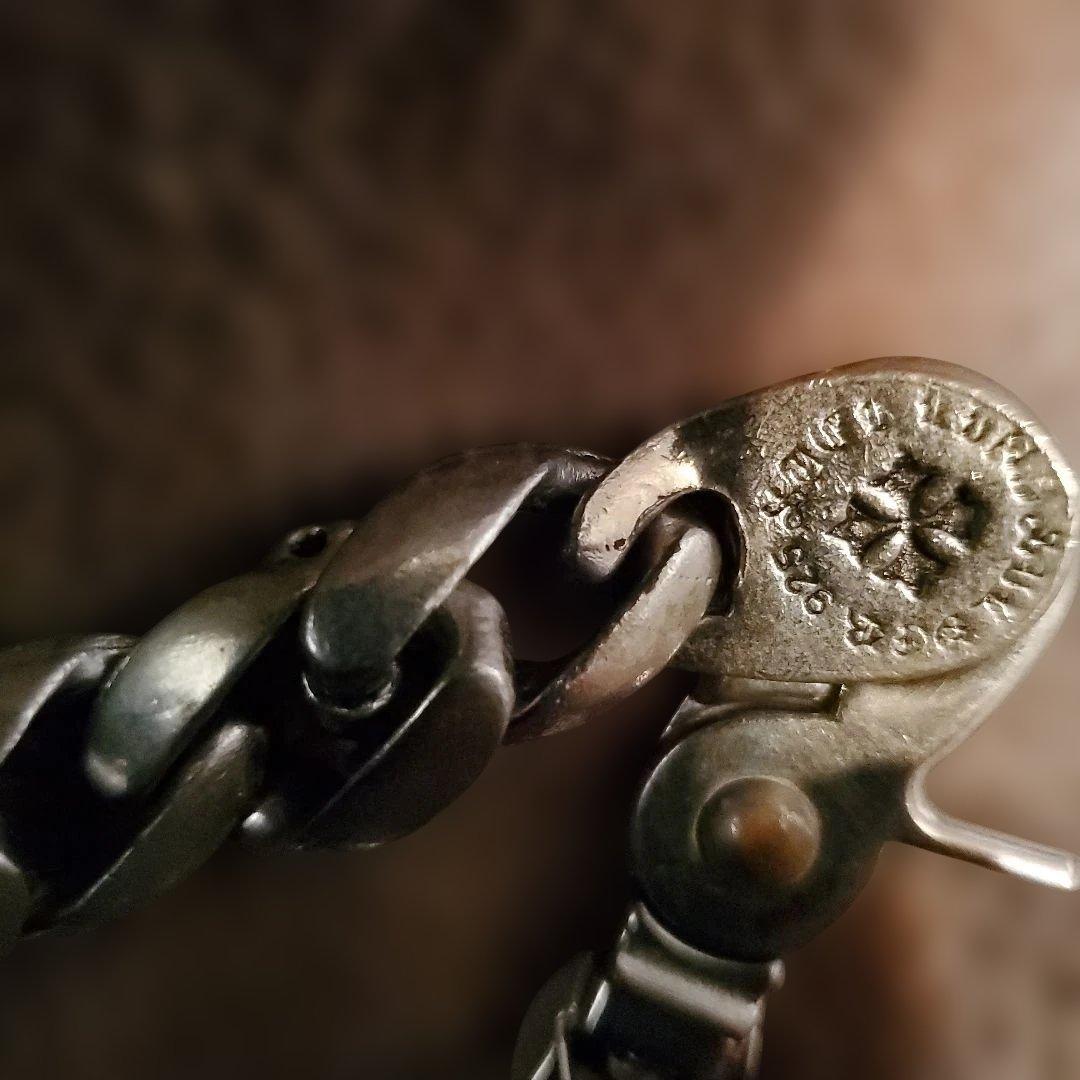 スカルチェーンブレスレット