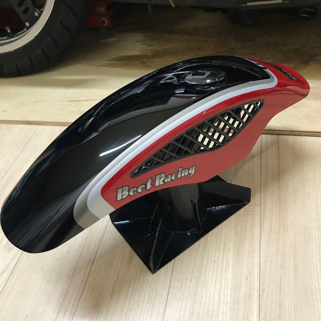 ビートメッシュフェンダー仕様 カスタムペイントCBX400F 2型赤黒ルック