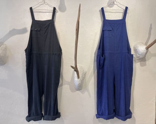 2022AW nest Robe Upcycle Lino 起毛オーバーオール