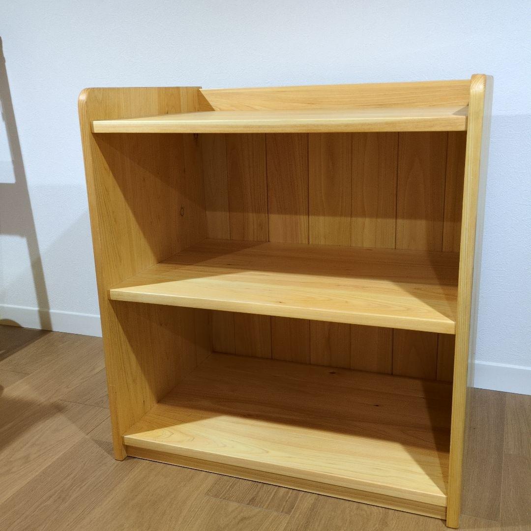 美品！　なかよしライブラリー　自然素材100パーセント いろは家具　特注　A