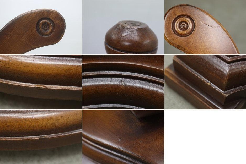 クラシカル ビーチ材 コートスタンド ハンガー ラック 帽子掛け 玄関 収納