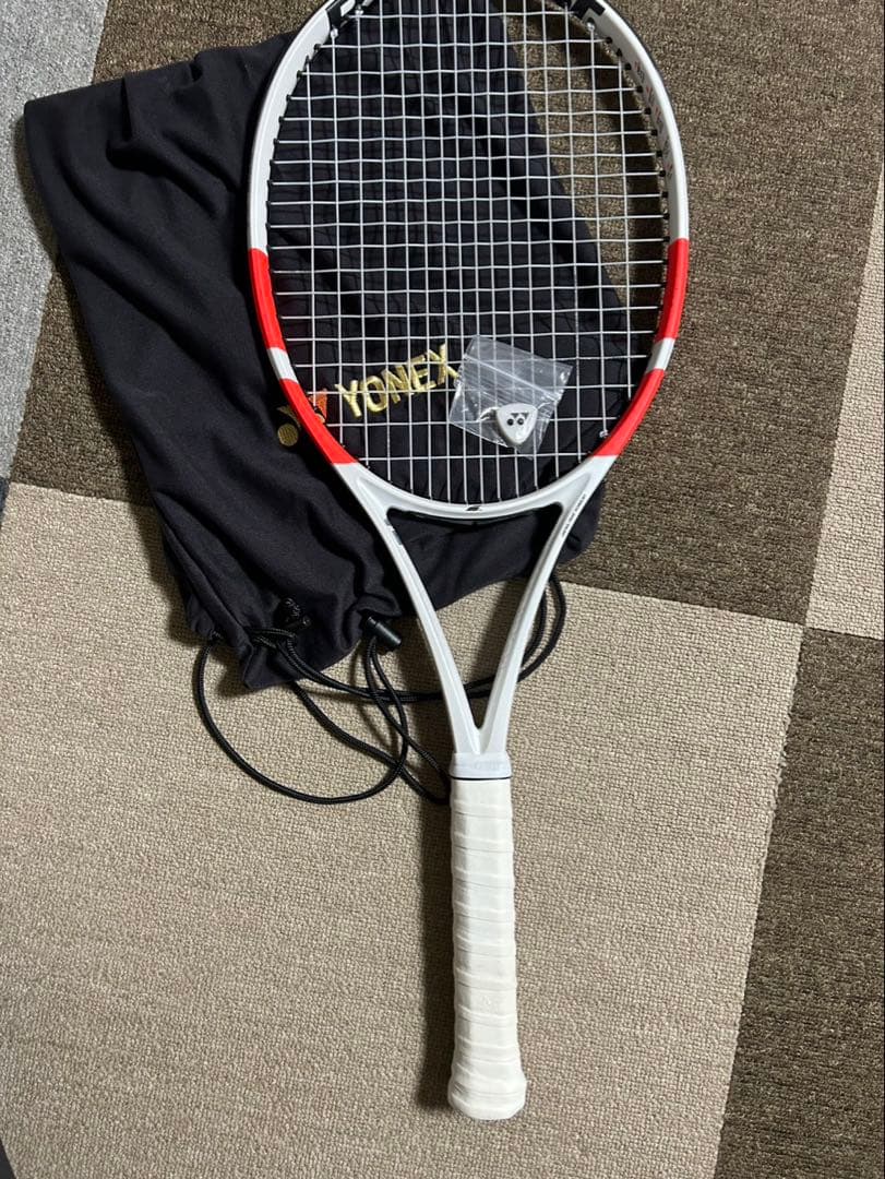 Babolat（バボラ） テニスラケット ホワイト/レッド ケース付き