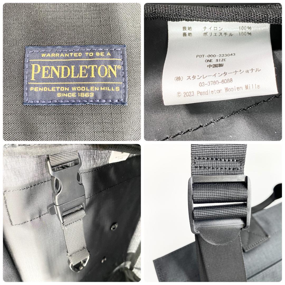 ペンドルトン マザーズバッグ 黒 PENDLETON×INABA MARIE