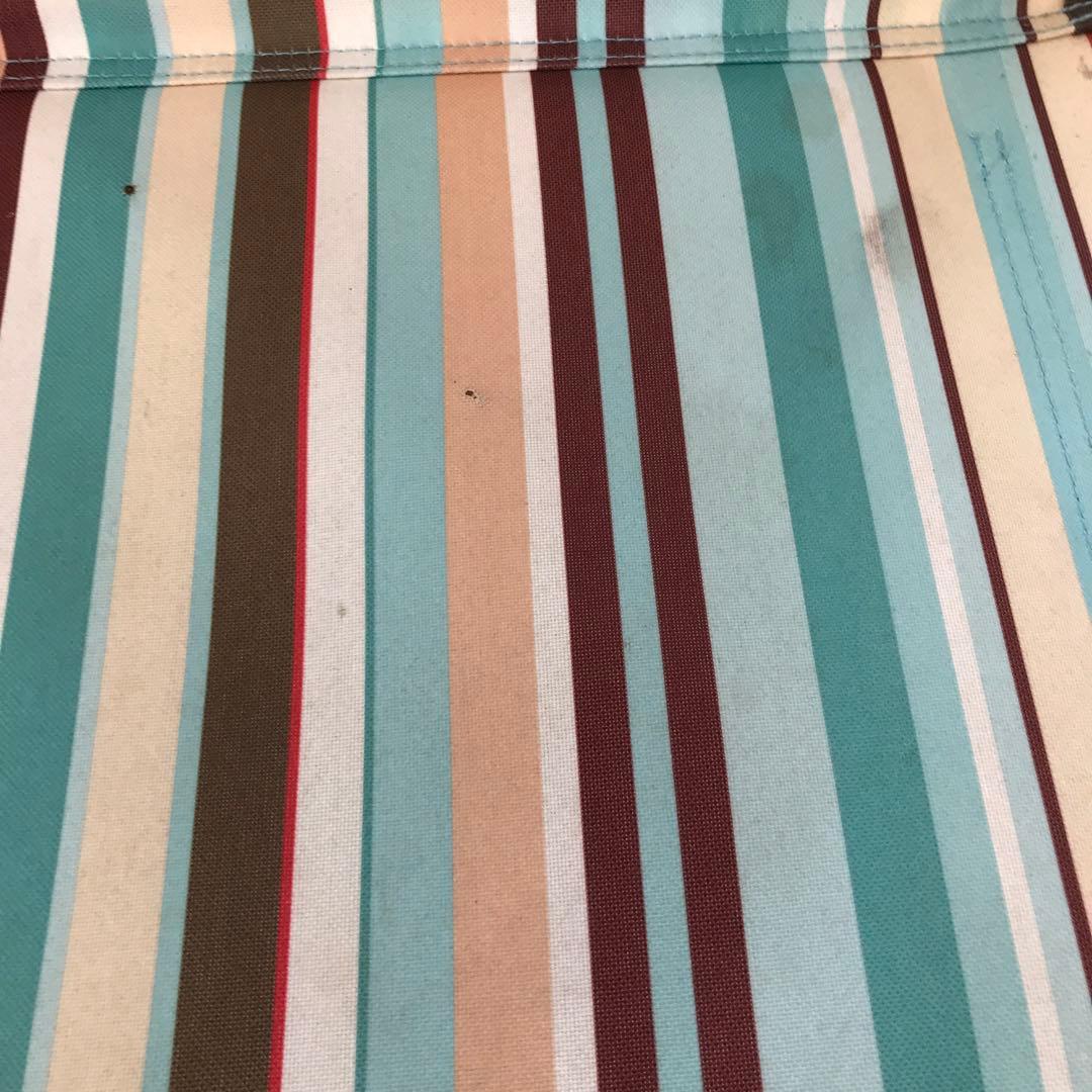 ロゴス　二人掛け　ストライプ　チェア