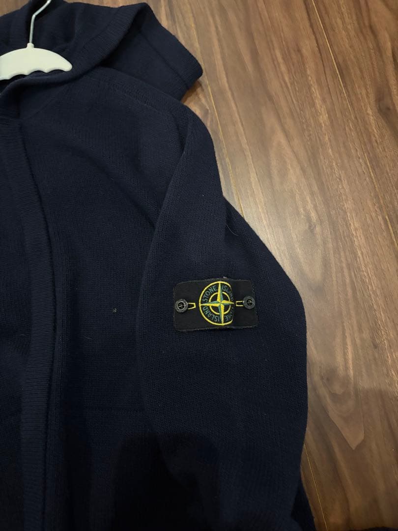 STONE  ニットジップパーカー