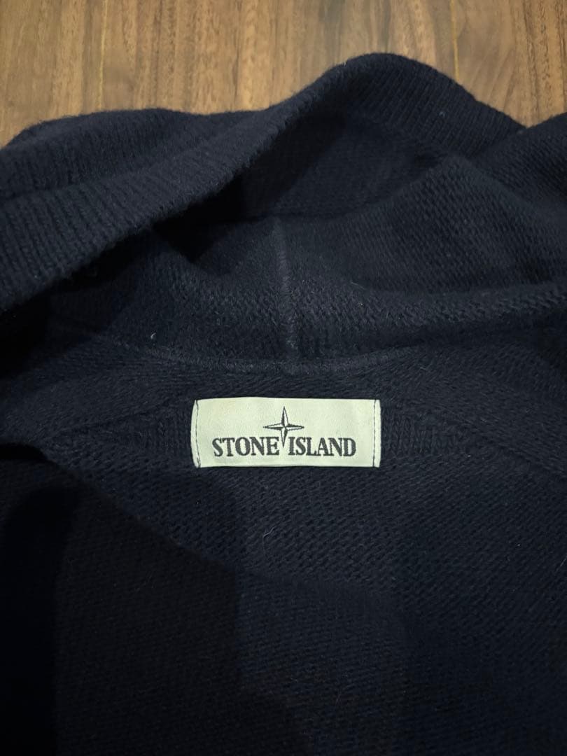 STONE  ニットジップパーカー