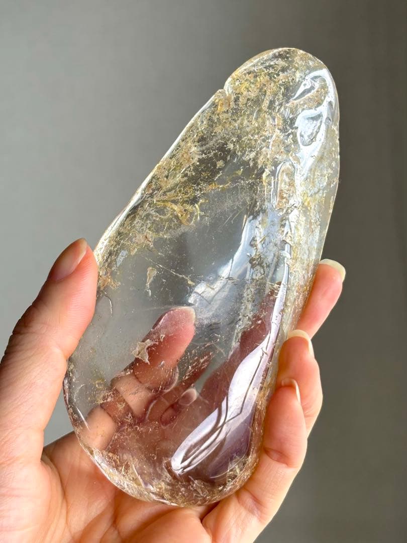 高品質　ゴールデンヒーラー　お皿　透明感