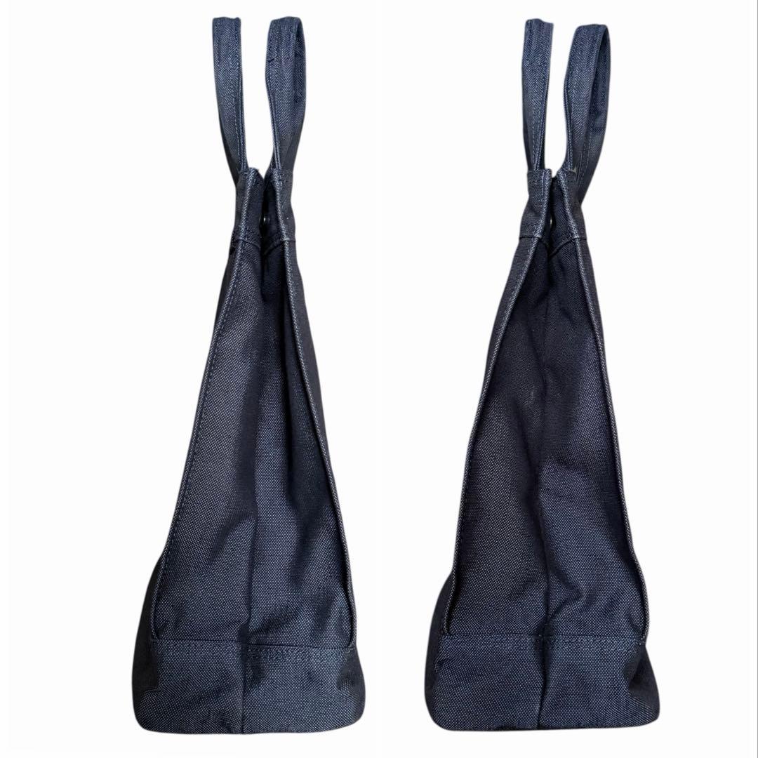 未使用級✨ポーター PORTAR スモーキー トートバッグ 縦長 ネイビー