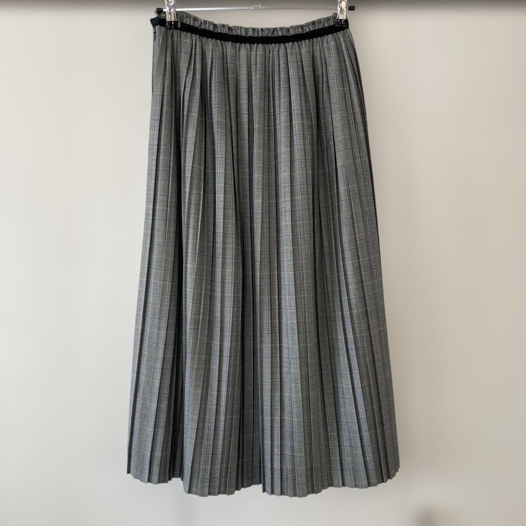 Drawer 24SS ウィンドウペインプリーツスカート38 ¥138,600