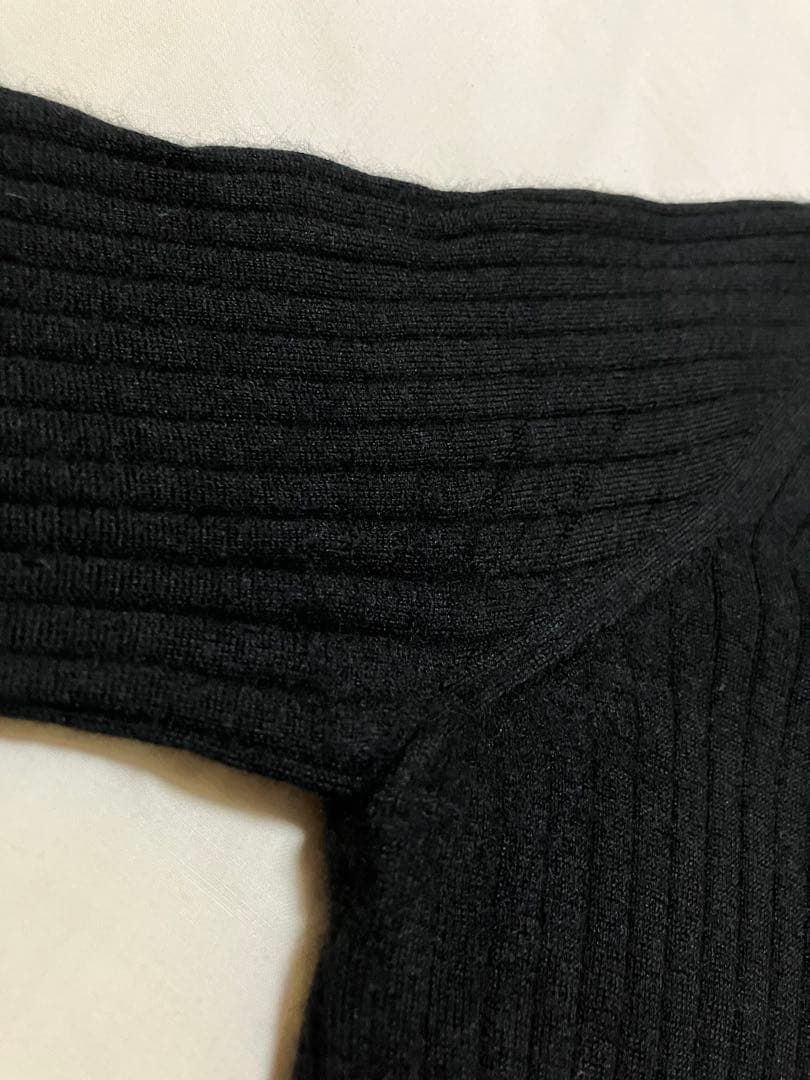 DRAWER 定番 18G カシミヤシルクリブタートルニット