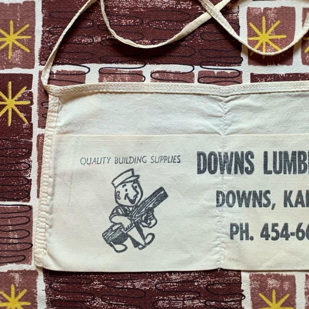 GOOD PRINT 60's〜 VINTAGE WORK APRON USA