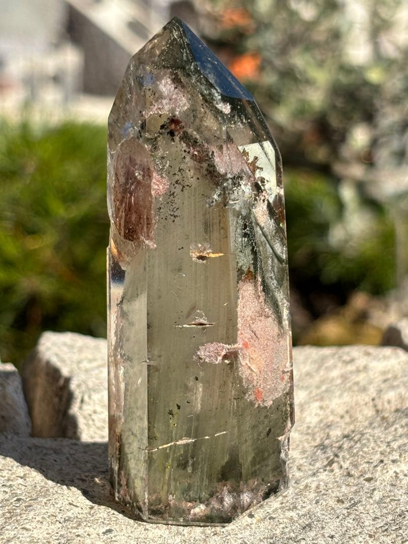 【運気アップ】最上高品質⭐️MR63 虹ガーデンクォーツタワー⭐️ライモナイト共生