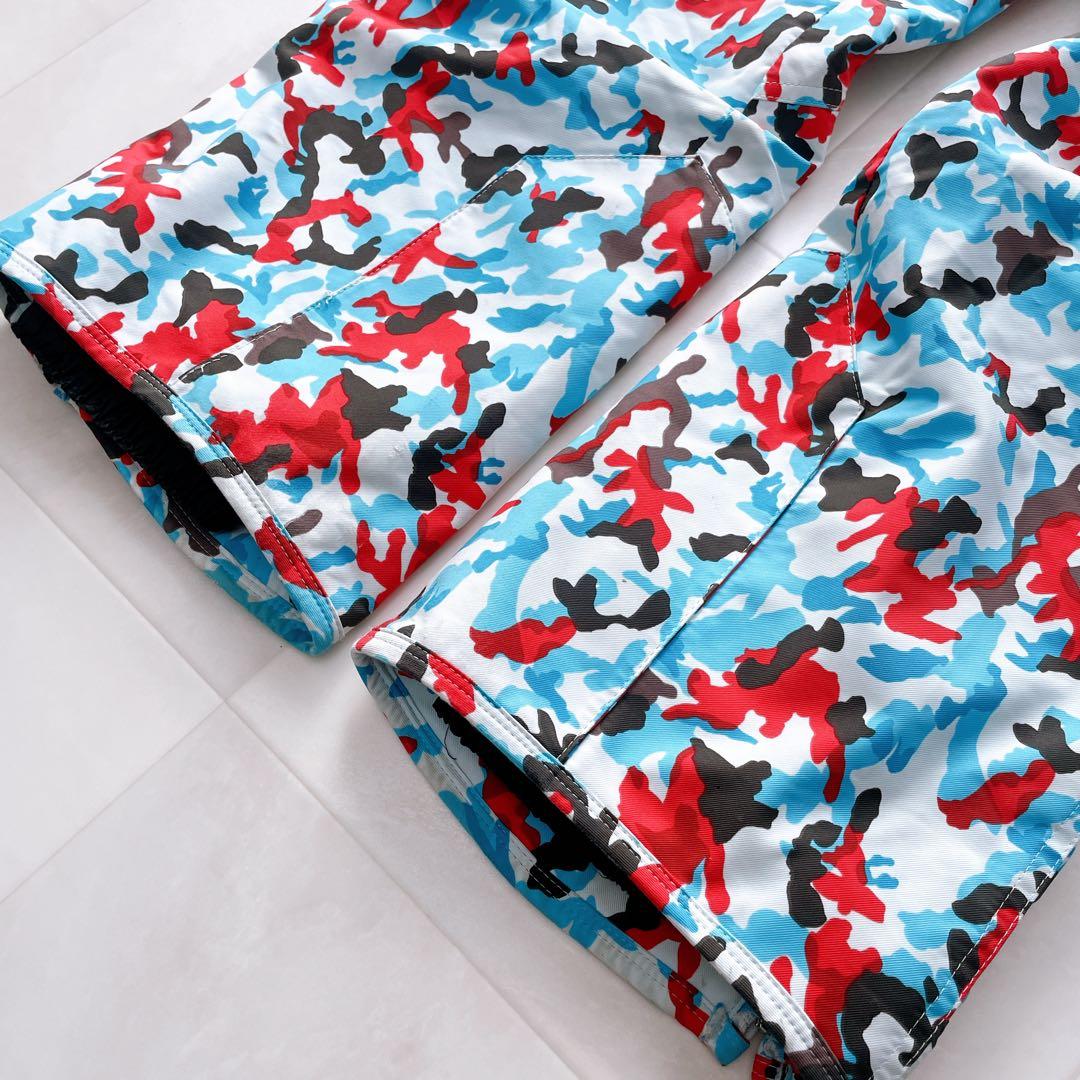 DESCENTE✨デサント HEAT NAVI スキー スノボウェア カモフラ柄