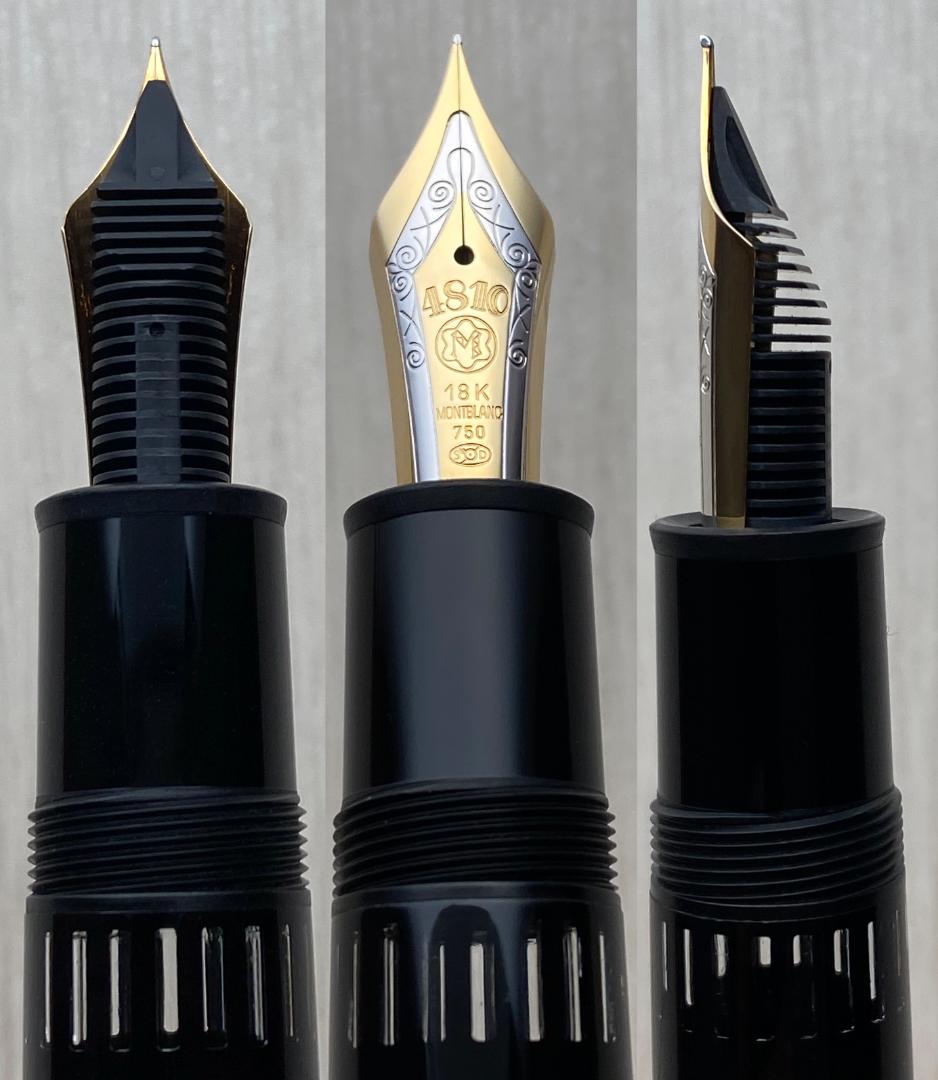 超美品 モンブラン 149 18K (EF) 極細750 万年筆 インク・付属品