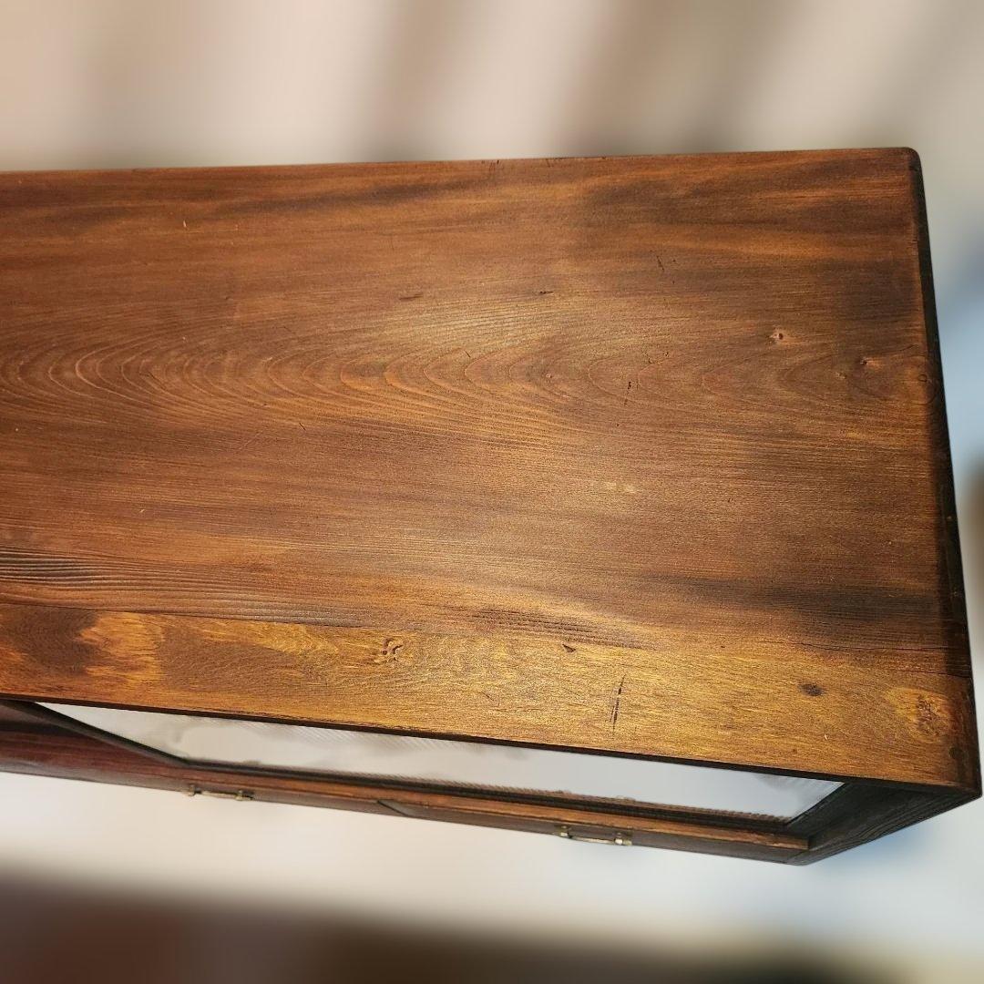 和ダンス リメイク キャビネット 割れないモールガラス風 昭和レトロ 一点物　１