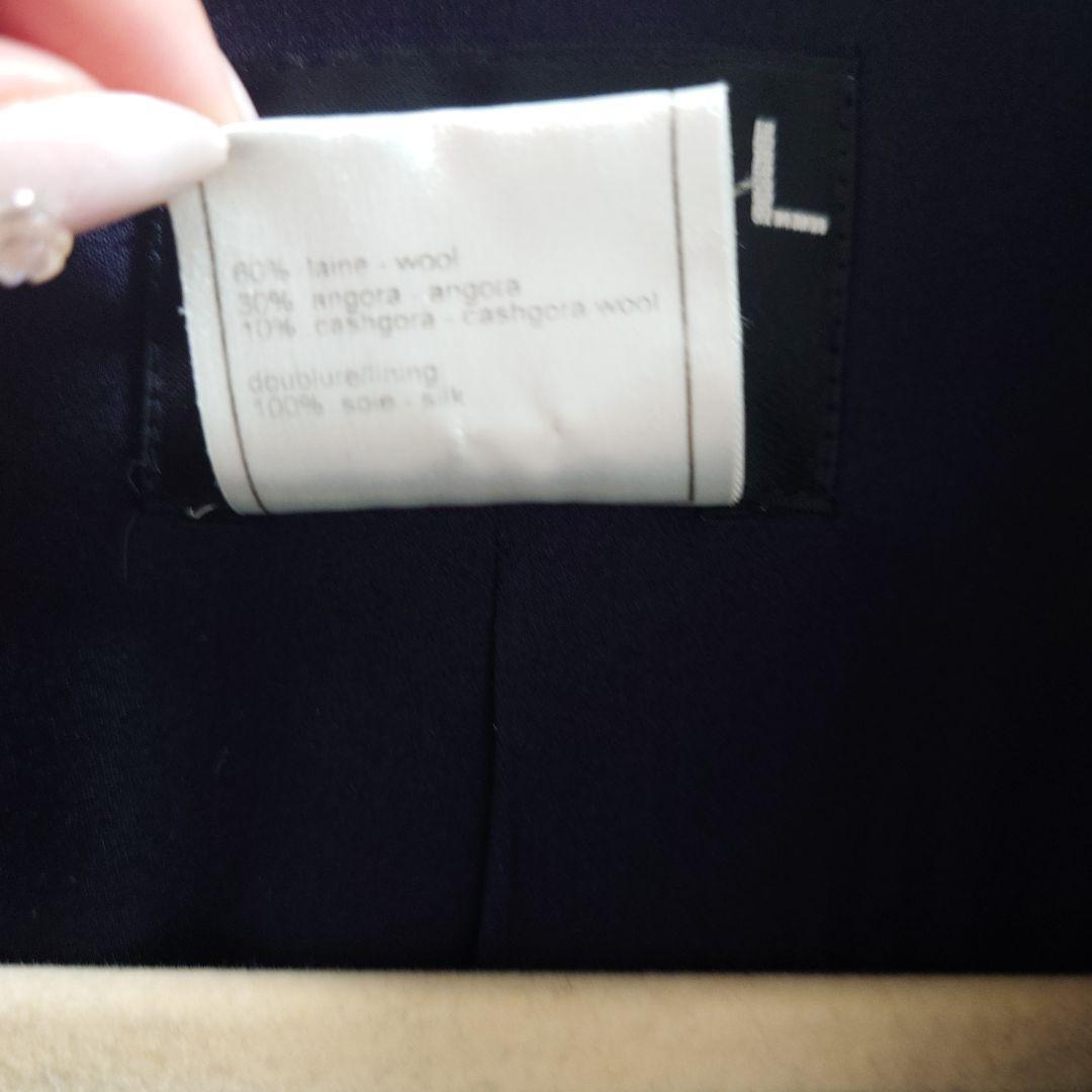 シャネルCHANEL　アンゴラカシミアロングコート※ボタン取れあり※