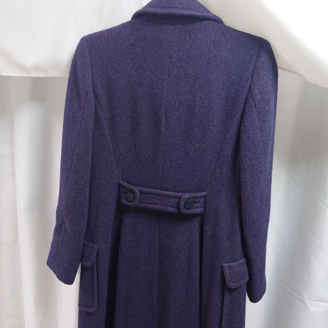 シャネルCHANEL　アンゴラカシミアロングコート※ボタン取れあり※