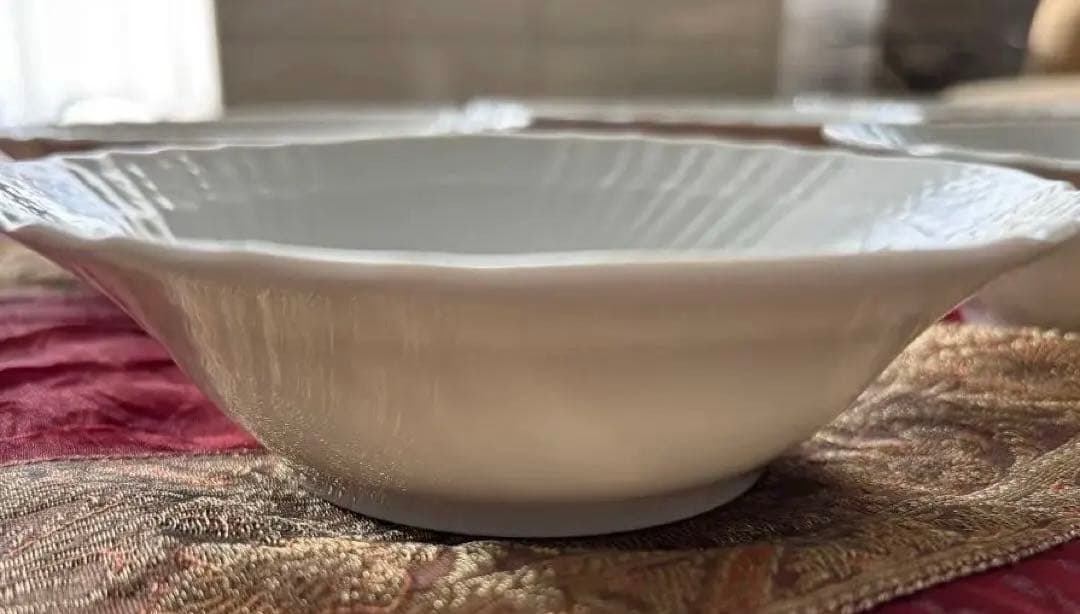 新品　リチャードジノリ ベッキオホワイト フルーツソーサー 15cm 6枚